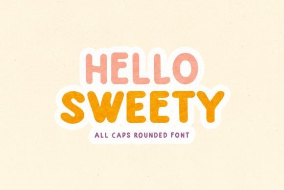 Hello Sweety Typeface - Free Font