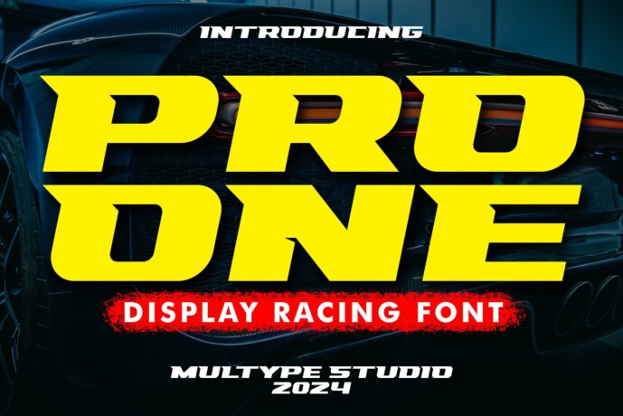 Racing Pro One Font - Free Font