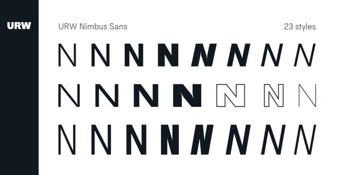 Nimbus Sans Font Family - Free Font