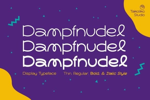 Dampfnudel Font - Free Font