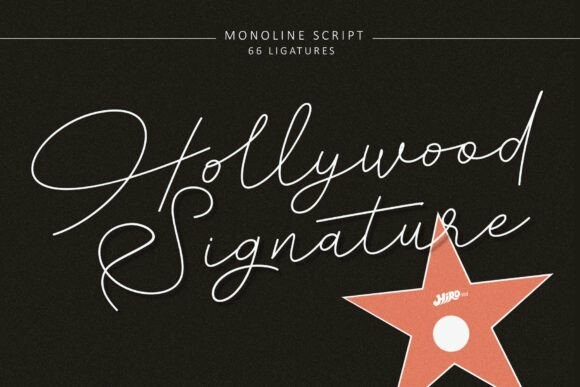 Hollywood Signature Font - Free Font