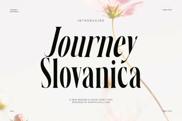 Journey Slovanika Font - Free Font