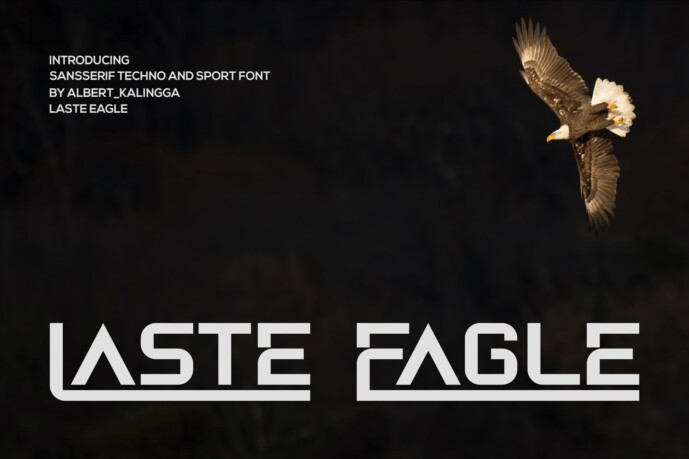 Laste Eagle Font - Free Font