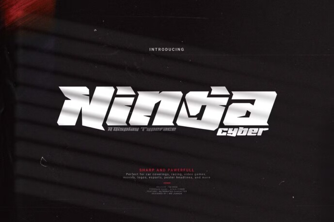 Ninja Cyber Font - Free Font