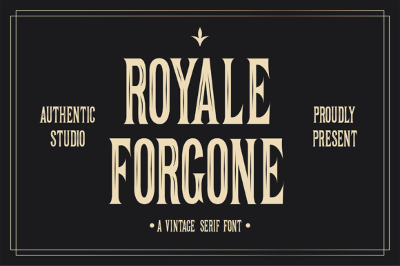 Royale Forgone Font - Free Font