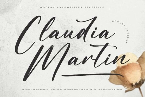 Claudia Martin Font - Free Font