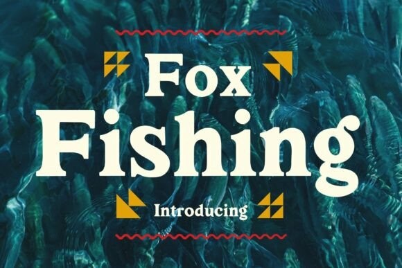 Fox Fishing Font - Free Font