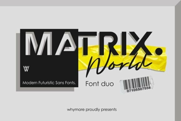 Matrix World Duo Font - Free Font