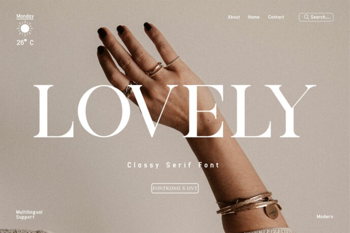 Lovely Classy Serif Font - Free Font