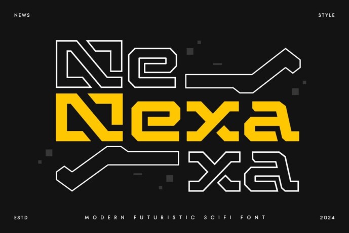 Nexa Futuristic Font - Free Font