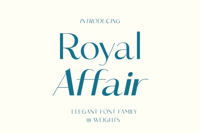 Royal Affair Font Family - Free Font