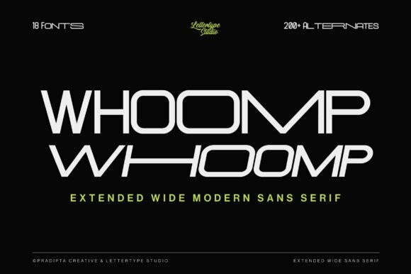 Whoomp Font Family - Free Font