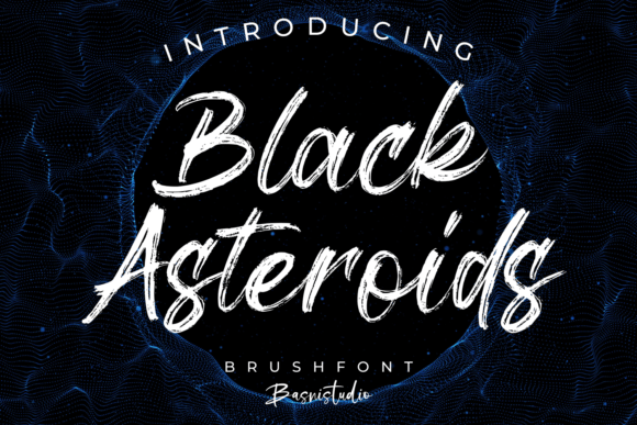 Black Asteroids Font - Free Font