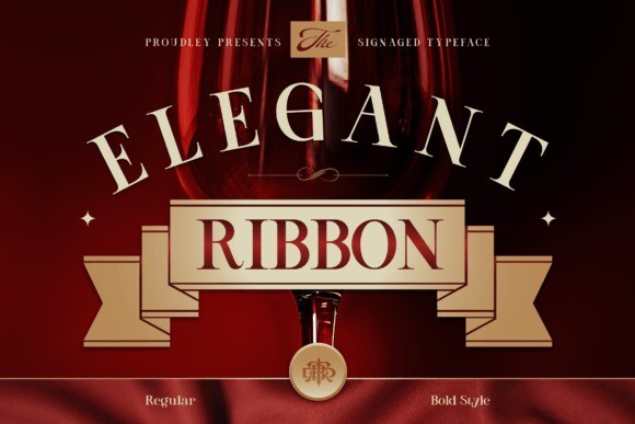 Elegant Ribbon Font - Free Font