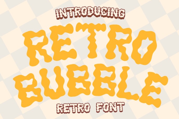 Retro Bubble Font - Free Font