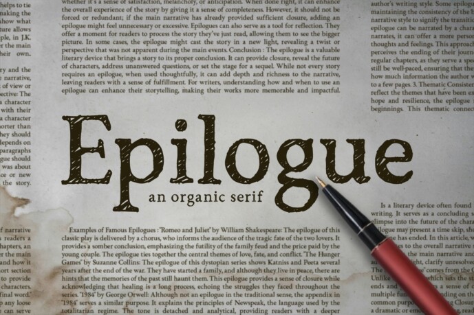 Epilogue Font - Free Font