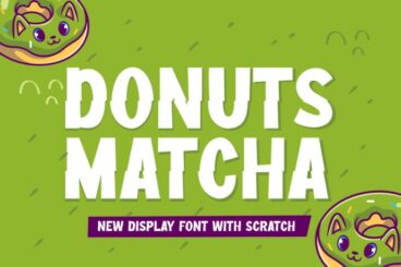 Donuts Matcha Font