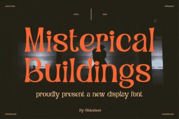 Misterical Buildings Font