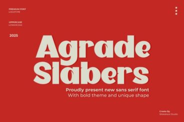 Agrade Slabers Font