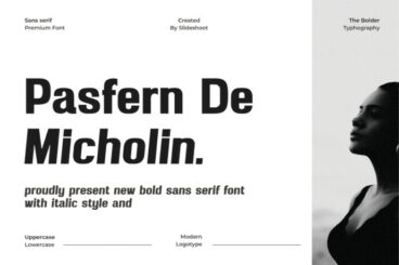 Pasfern De Micholin Font