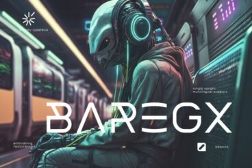 Baregx Futuristic Font