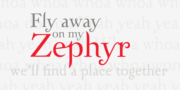 Zephyr Typeface - Free Font