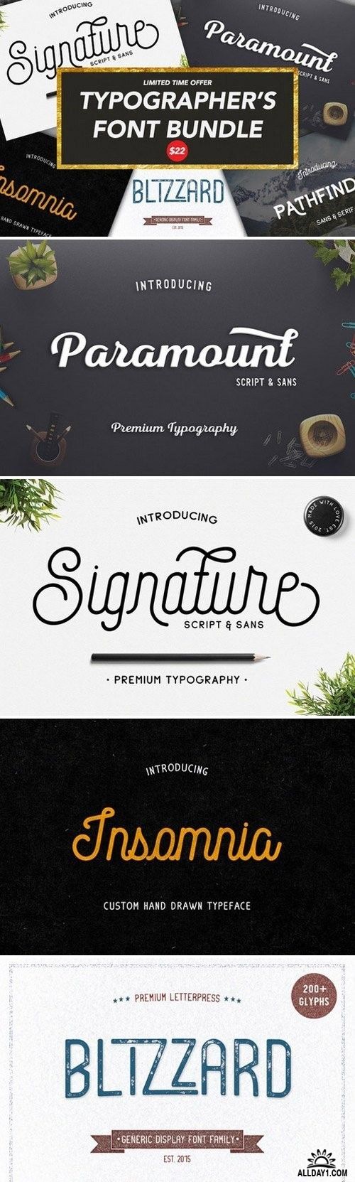 Typographer's Font Bundle Typographer's Font Bundle