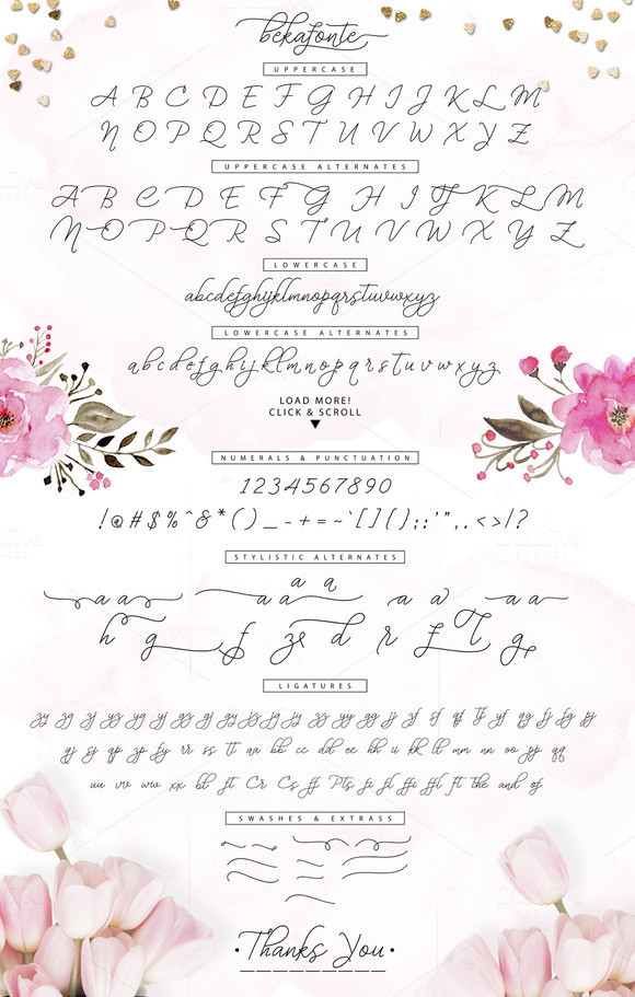 Bekafonte Typeface