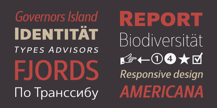 Interval Next Font family Interval Next Font family