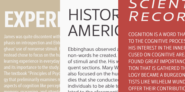 Interval Next Font family Interval Next Font family