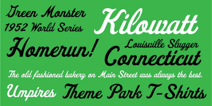 Fenway Park JF Font