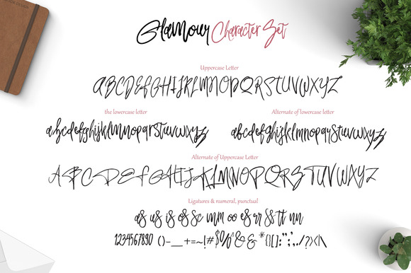 Glamour Fonts+90 logos+Pattern Glamour Fonts+90 logos+Pattern