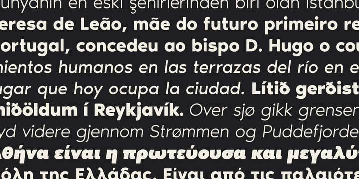 Noir Font Family
