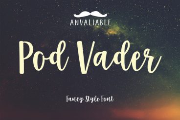 Pod Vader Script Font