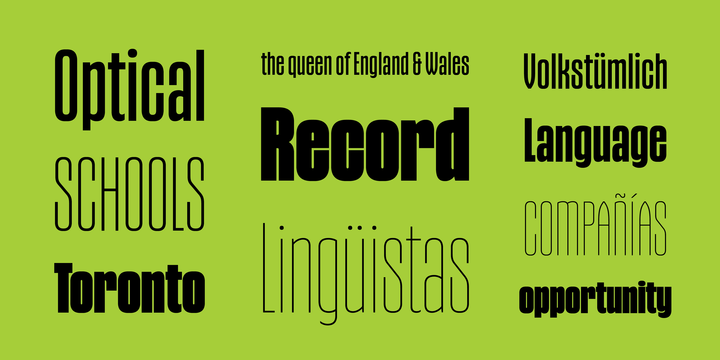 Gothiks Condensed Font Family Gothiks Condensed Font Family