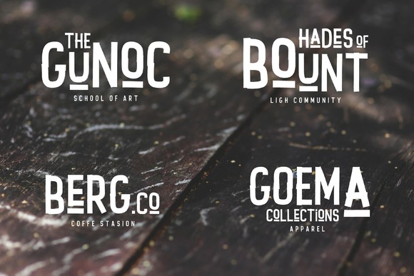 Gunoc Display Font Gunoc Display Font