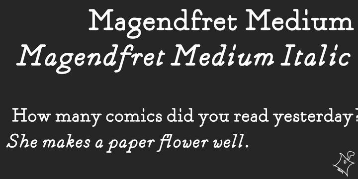 Magendfret Font Family