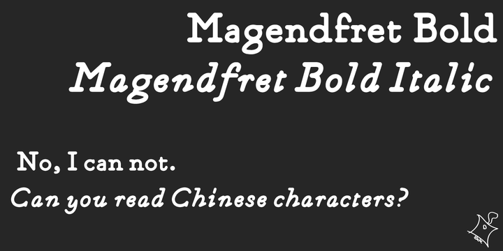 Magendfret Font Family