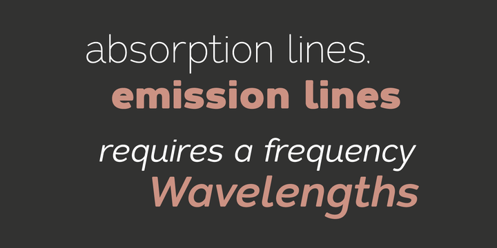 Redshift Font Family Redshift Font Family