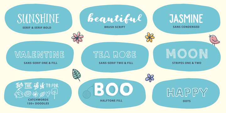 Sunshine Daisies Font Family