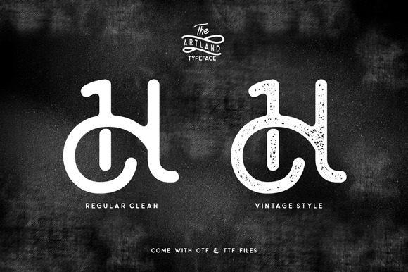 The Artland Typeface + Extras The Artland Typeface + Extras
