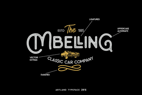 The Artland Typeface + Extras The Artland Typeface + Extras