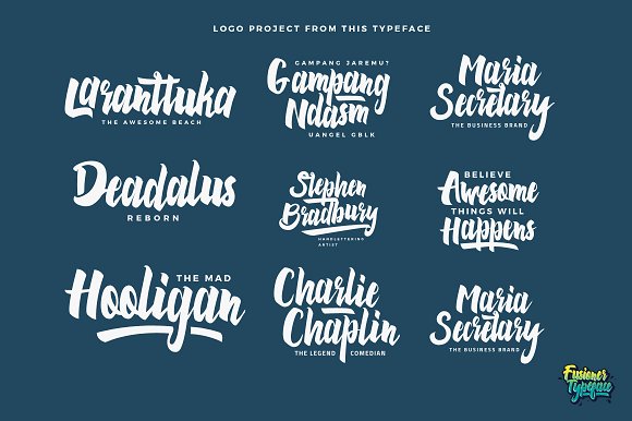 Fusioner Typeface Fusioner Typeface
