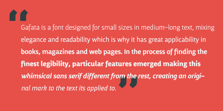 Gafata Font Family Gafata Font Family