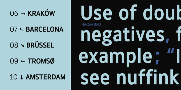 Hoxton North Font Family