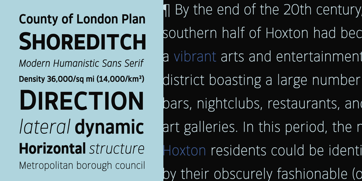 Hoxton North Font Family
