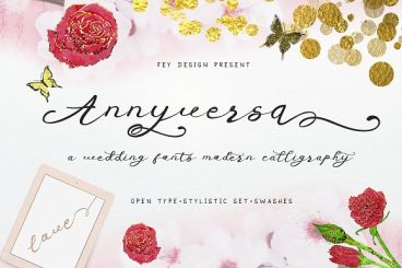 Anniversa - Wedding Font