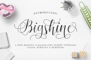 Bigshine Script Font