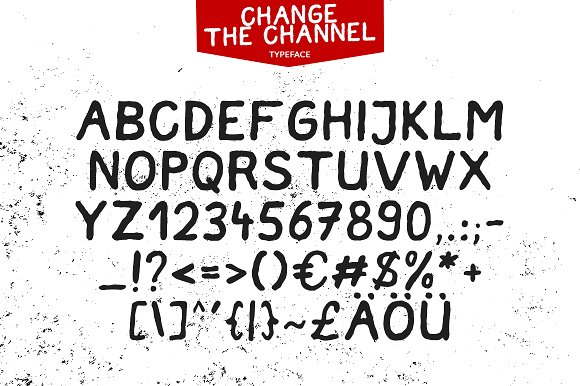 Change the Channel - Handmade Font - Free Font