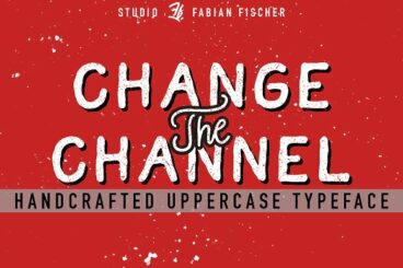 Change the Channel - Handmade Font